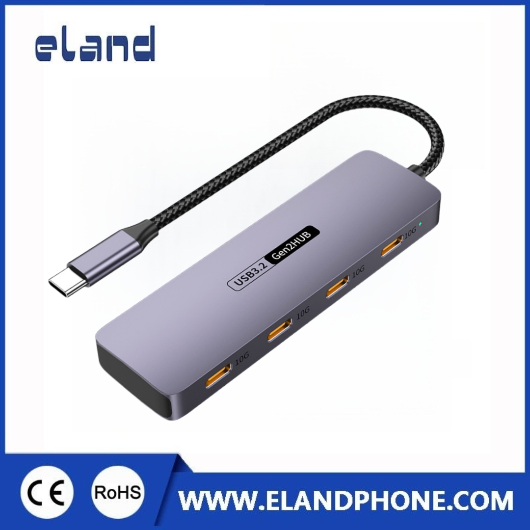 New Model :EL-136A  USB 3.2 HUB  4 ports hub 10Gbps  Type C 4 ports HUB  USB-C Hub 4 ports