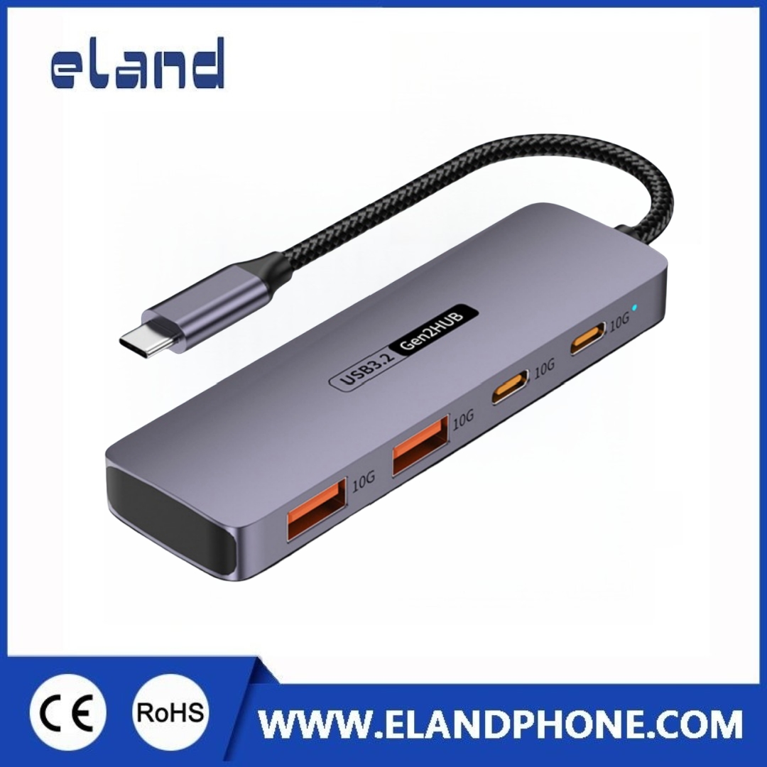 NEW Model : EL-M135A   USB 3.2 Type C Hub with 2 ports USB-A and 2 ports USB-C 