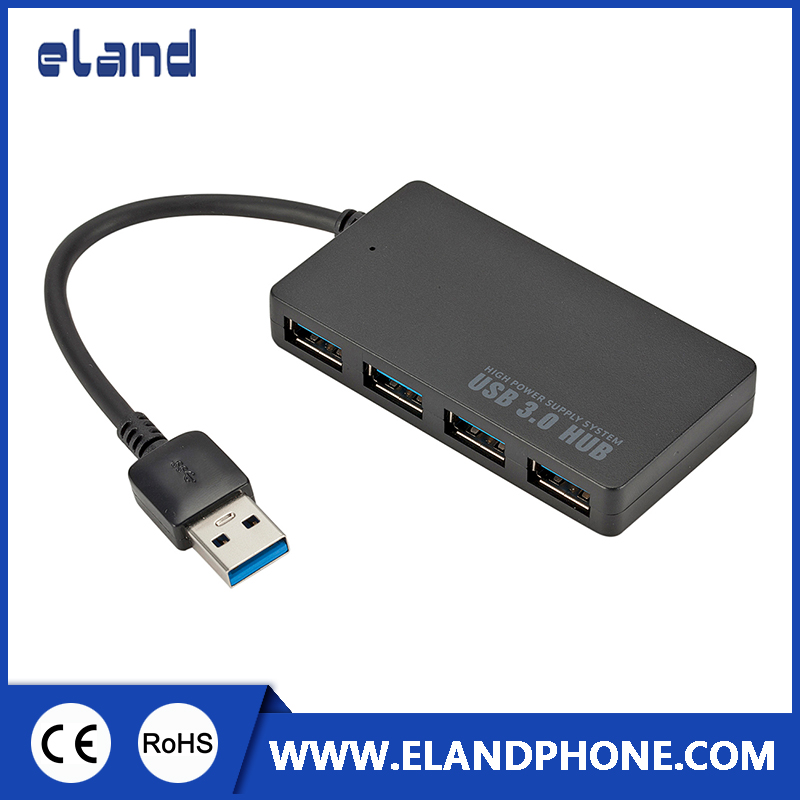 Hot Model  EL-F210  USB 3.0 HUB 4 Ports with power adapter USB HUB  5Gbps