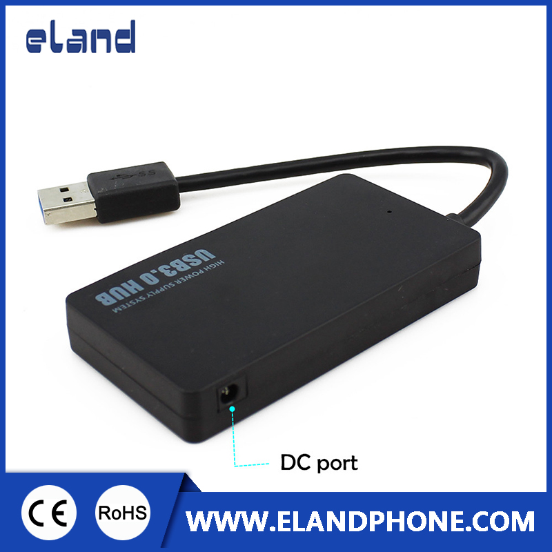 Hot Model  EL-F210  USB 3.0 HUB 4 Ports with power adapter USB HUB  5Gbps