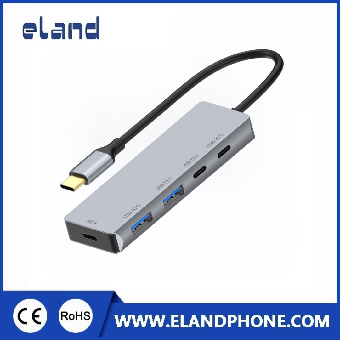 Model: EL-M135B   5 Ports USB-C Multiports Hub with USB-A,USB-C,PD100W